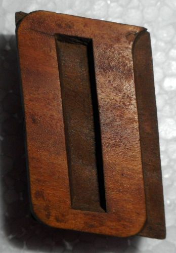 Letterpress letter &#034;o&#034; wood type printers block typography b1051 for sale