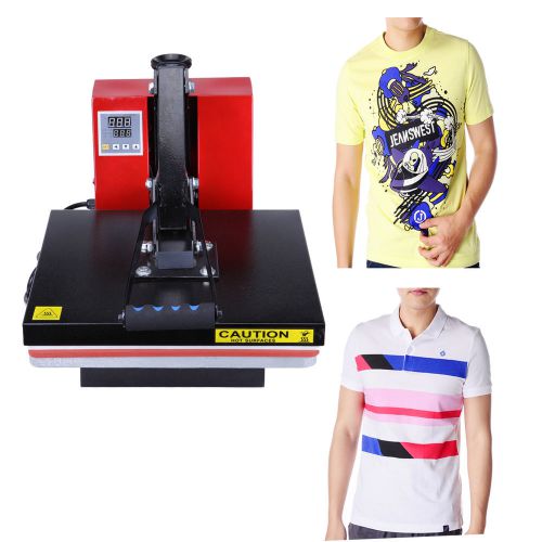 Hot digital clamshell heat press transfer t-shirt sublimation machine 15&#034; x 15&#034; for sale