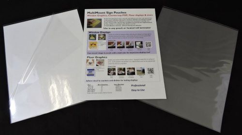 MULTIMOUNT SIGN POUCHES 24.5&#034;X 36.5&#034; (10)