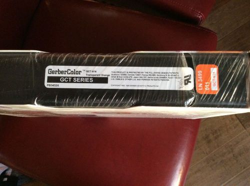 Gerber Color Thermal Transfer Foils P60402A Transparent Orange GCT-614 Edge