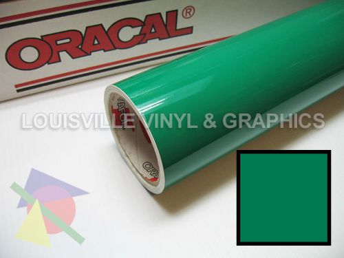 1 roll 24&#034; x 5 yds green oracal 651 sign &amp; graphics cutting vinyl for sale