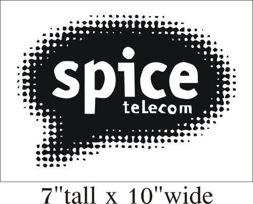 2X Spice Telecom Logo Funny Car Truck Bumper Vinyl Sticker Decal Art Gift -1732