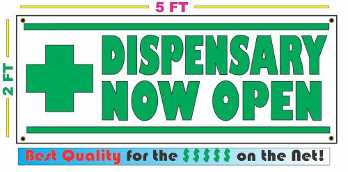 DISPENSARY NOW OPEN Banner Sign NEW Larger Size for Convenience Store SMOKE SHOP