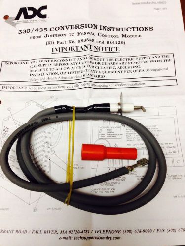 American Dryer ignitor &amp; high voltage wire (no modual)