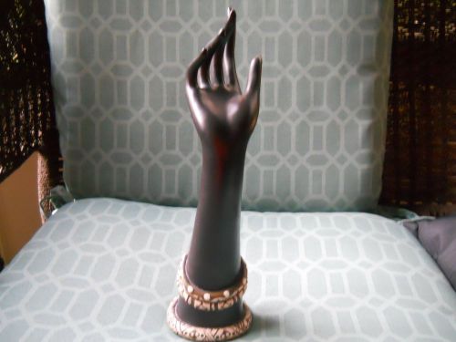 Display Hand For Rings Or Jewelry Black 12 Inches