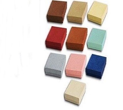 100 Small Assorted Colors Cotton Fill Jewelry Gift Boxes 1 7/8&#034; x 1 1/4&#034; x 5/8&#034;