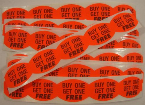 100 self-adhesive buy one get one free labels stickers retail store supplies for sale