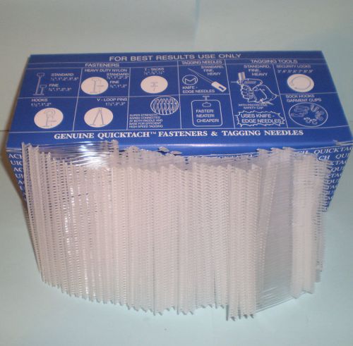 5000 CLEAR 3/4&#034; FINE CLOTHING  PRICE LABEL TAGGING   GUN BARBS  FINE TYPE