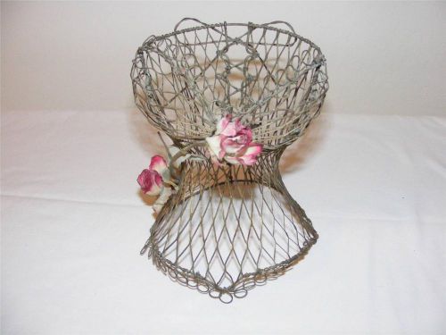 Wire Shabby Chic Mini Corset Mannequin Bust Form Wall Decor 7 Inches