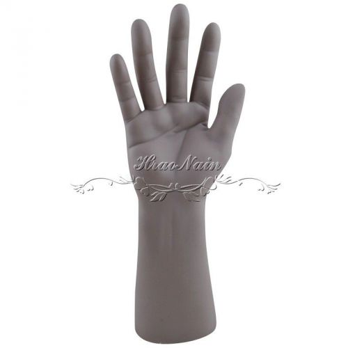 New Arrival PVC Right Male Mannequin Hand Display with gray color for Glove