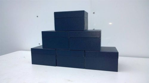 30x Satin Lined Boxes for Shop Owners (All Blue) 1-1/2&#034; Deep Gifts Jewelery More