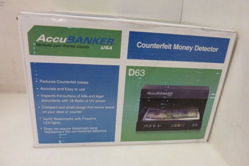 AccuBanker D63 Counterfeit Money Detector