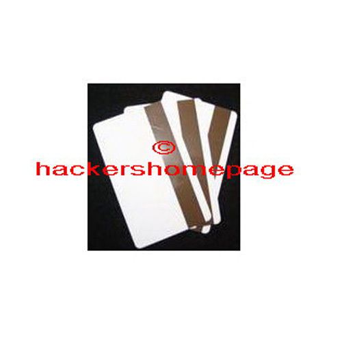 3 Blank PVC Magnetic Stripe Cards Credit Card ID Type