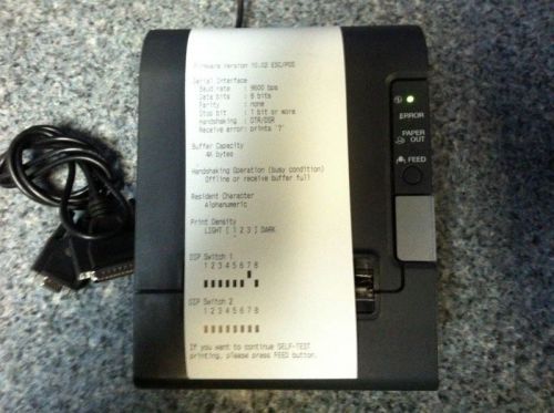 Epson TM-T88 IV Thermal Printer w/Serial Interface