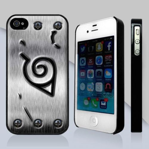Case - Metal Konoha Symbol Ninja Naruto - iPhone and Samsung