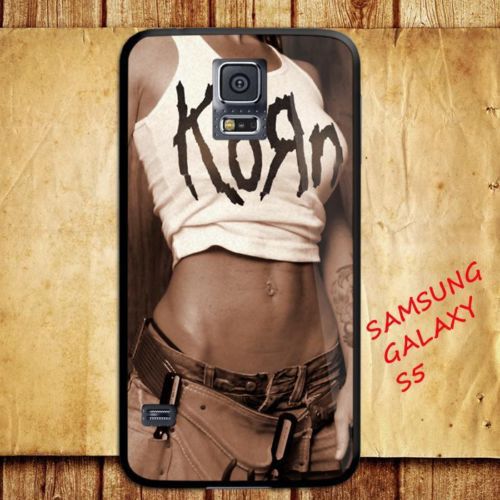 iPhone and Samsung Galaxy - Sexy Girl Korn Logo Metal Band - Case