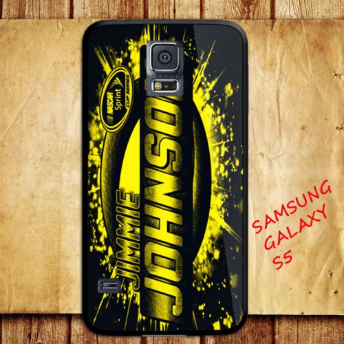 iPhone and Samsung Galaxy - Jimmie Johnson Nascar Sonoma Yellow Logo - Case