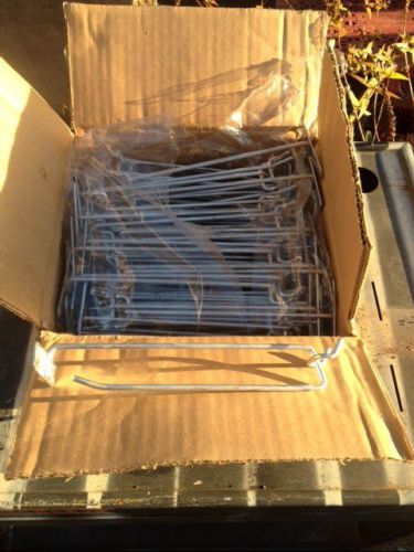 Pegboard hooks 7 5/8&#034; w/ safety end lot 8o cases peghooks store fixtures pallet for sale