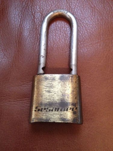 Sesamee keyless padlock solid brass lock vintage heavy duty hardened steel for sale