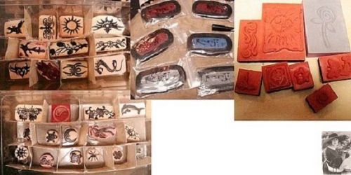 COMPLETE KENJI TEMPORARY TATTOO SYSTEM LASTS FOR DAYS 24 TATTOO STONES INK MORE