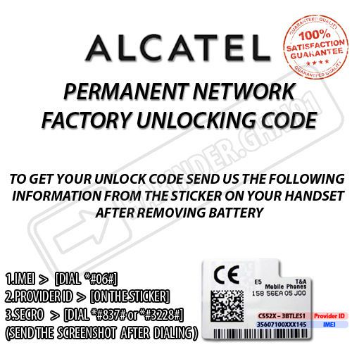 Unlocking Code Unlock Alcatel One Touch Y600 / Y850 wireless hotspot  Fast