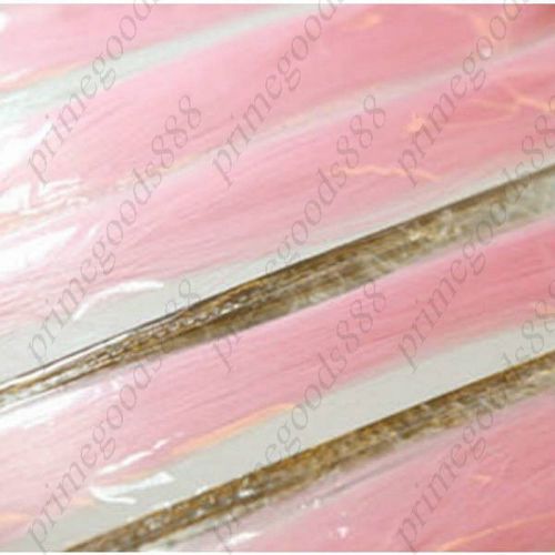 Wool Purity Long Straight Punk Emo Fluorescence Highlights Hair Wigs Light Pink