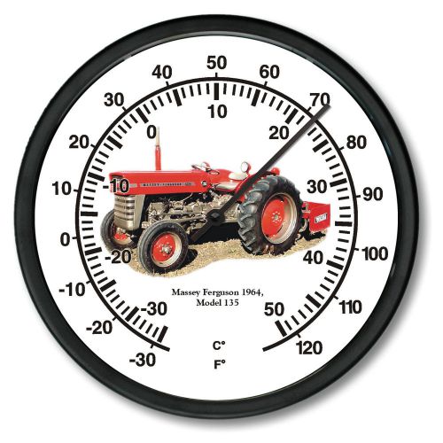 New 1964 MASSEY FERGUSON 10&#034; Round Thermometer Model 135  Farm Tractor Soil