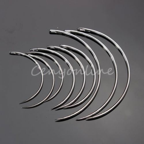 3-model 9 pcs veterinary suture needles animal surgical needle fur sew tool for sale