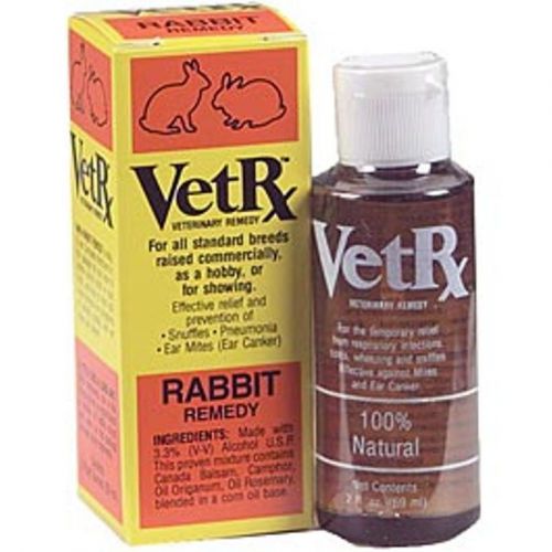Vet Rx Rabbit Cavi 2oz Veterinary Remedy Colds Cough Sneeze Pneumonia Natural