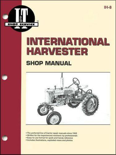International harvester farm tractor owners manual m, md, cub, mtad, w6ta, w6tad for sale