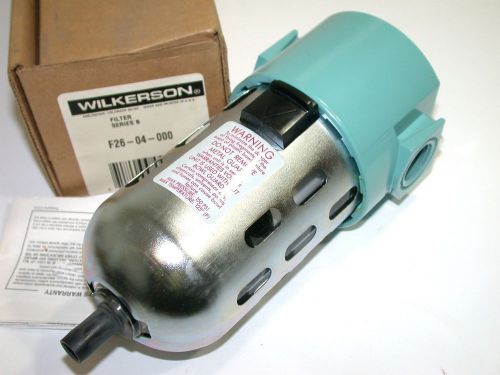 New wilkerson air filter 1/2&#034; npt f26-04-f000b for sale