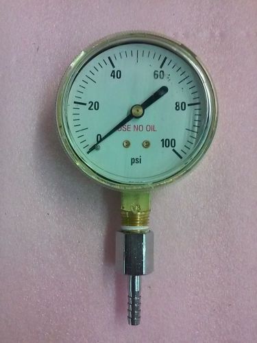 Brass Pressure Gauge 100 PSI