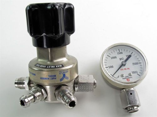 Veriflo ir401w4pfsmm?mf pressure regulator valve (4) ports w/ pressure gage for sale