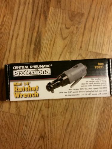 Central pneumatic professional 1/4 ratchet wrench for sale