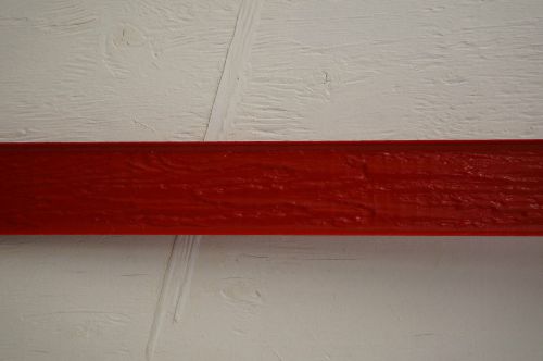 Woodgrain countertop edge, decorative concrete stamping 3&#034;x 72&#034; for sale