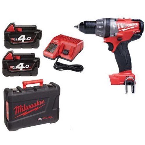 Milwaukee m18cpd 402c fuel 18v combi hammer drill kit with 4.0ah batteries- m18 for sale