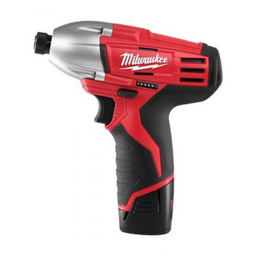 Milwaukee 2450-22 m12 impact driver hex 12 volt 1/4&#034; for sale