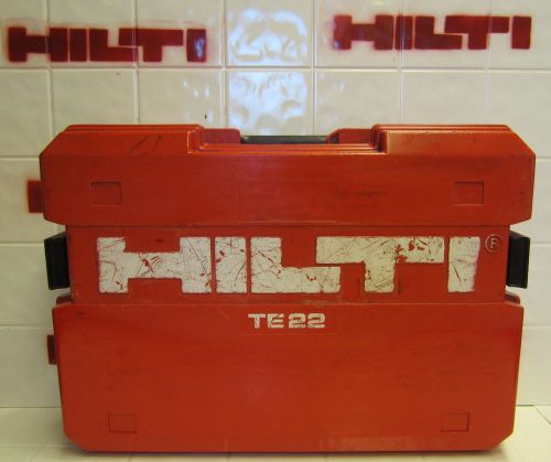 HILTI TE 22 (CASE ONLY), MINT CONDITION, STRONG, ORIGINAL, FAST SHIPPING