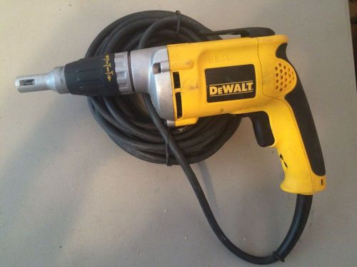 DEWALT DW272WT 6.3 Amp VSR Drywall Screwdriver, 35&#039; Cord, New 2Phillips Bit.