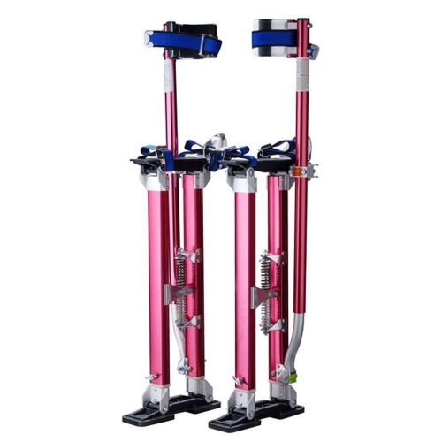 Pentagon Tools 1118 Drywall Stilts, 18&#034;-30&#034;, Red