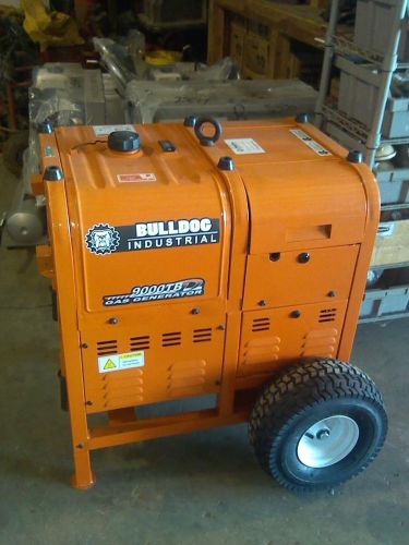 Bulldog industrial generator gas powered portable 9000tb for sale