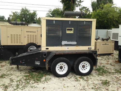 Kohler 41kw diesel generator weather proof enclosure john deere engine!!! for sale