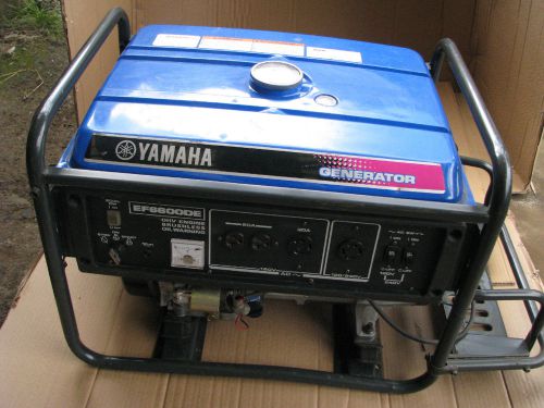 Yamaha ef66000dm generator (6600w) for sale