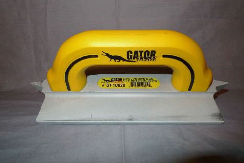 GATOR GLIDE #GF10820 Hand Groover 4&#034;x 8&#034;  3/8&#034; Wx1&#034;Dx1/4&#034; Radius   Made in USA