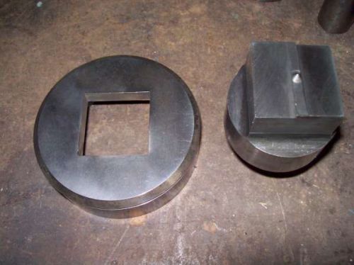 1.5 inch square Whitney punch &amp; die set Same as used in diacro press