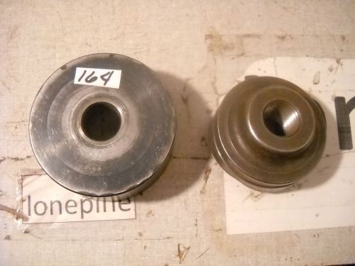 Greenlee knockout punch set 2 conduit 500-4063 and 500-4062 2 7/16 diam hole