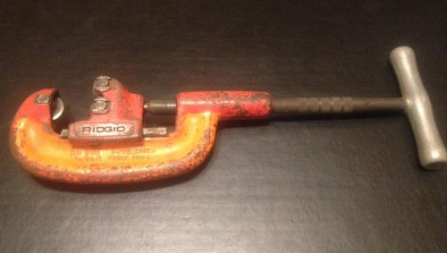 Ridgid  no. 202 wide roll pipe cutter 1/8&#034; - 2&#034; wide roll for sale