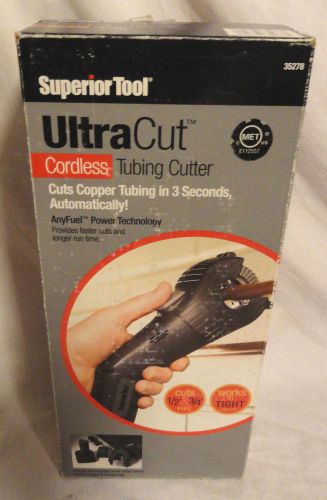 Superior tool, ultracut cordless tubing cutter w/ battery, charger &amp; bag, new for sale