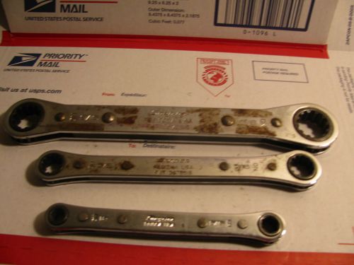 SNAP ON RATCHET WRENCH LOT OF 3