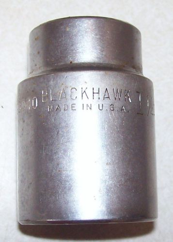 60040 blackhawk 1 1/4&#034; 3/4&#034; drive 12 point socket for sale